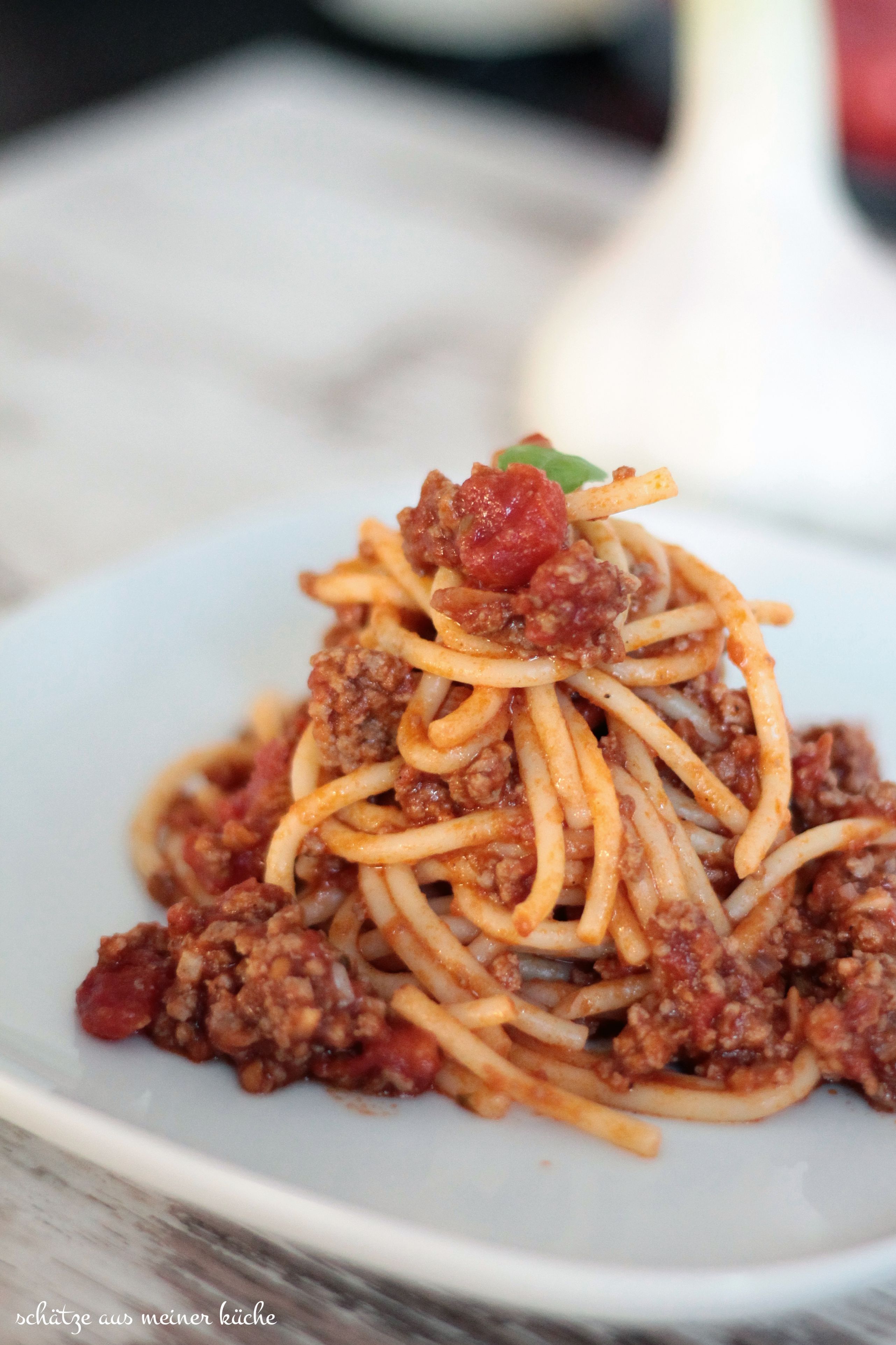 Ragù alla Bolognese Hackfleischsauce Spaghetti Bolognese